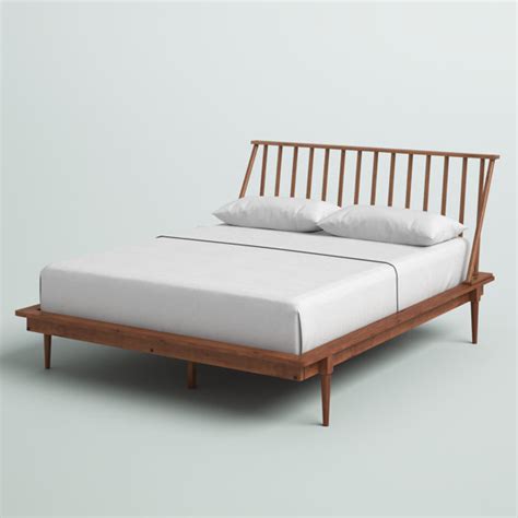 wayfair spindle bed|solid wood spindle platform bed.